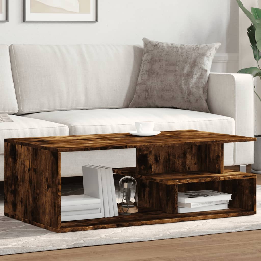 Soffbord Sonoma-Ek 102X55X35 Cm Konstruerat Trä