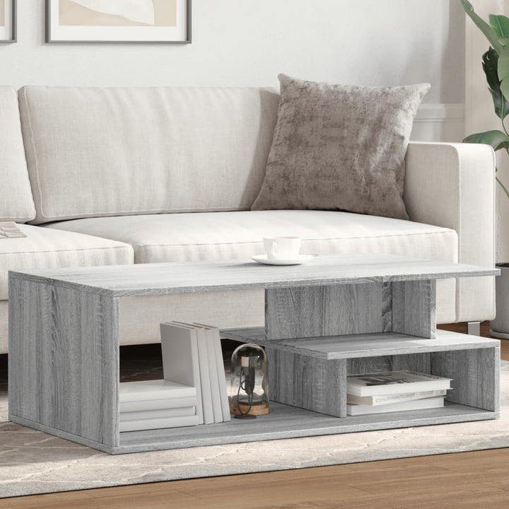 Soffbord Sonoma-Ek 102X55X35 Cm Konstruerat Trä