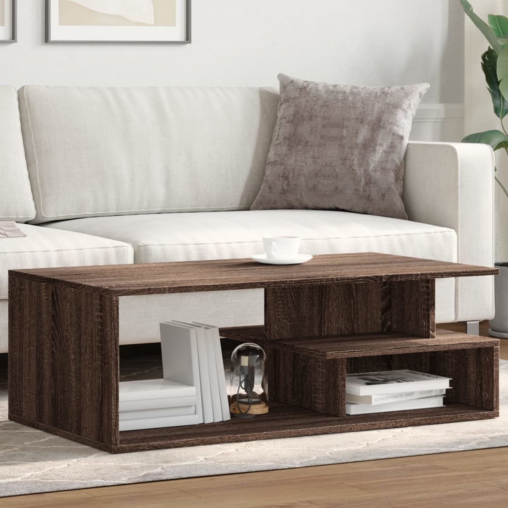 Soffbord Sonoma-Ek 102X55X35 Cm Konstruerat Trä