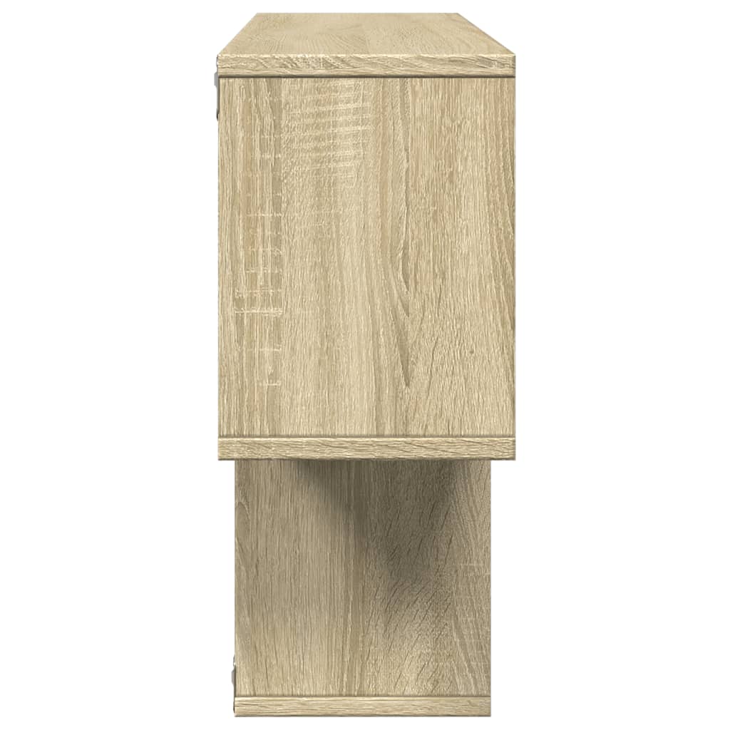 Vägghylla Sonoma-Ek 100X20X53 Cm Konstruerat Trä