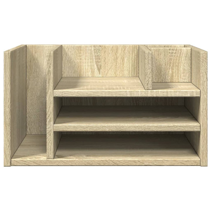 Skrivbordshyllor Sonoma-Ek 44,5X24X25 Cm Konstruerat Trä