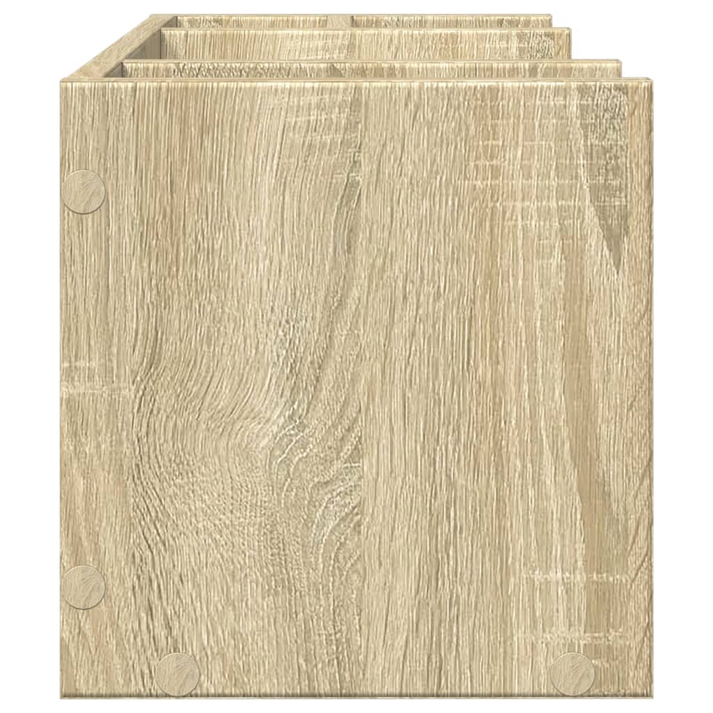 Skrivbordshyllor Sonoma-Ek 44,5X24X25 Cm Konstruerat Trä