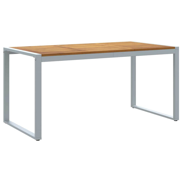 Trädgårdsmöbelset 5 Pcs Grå Massivt Akaciaträ