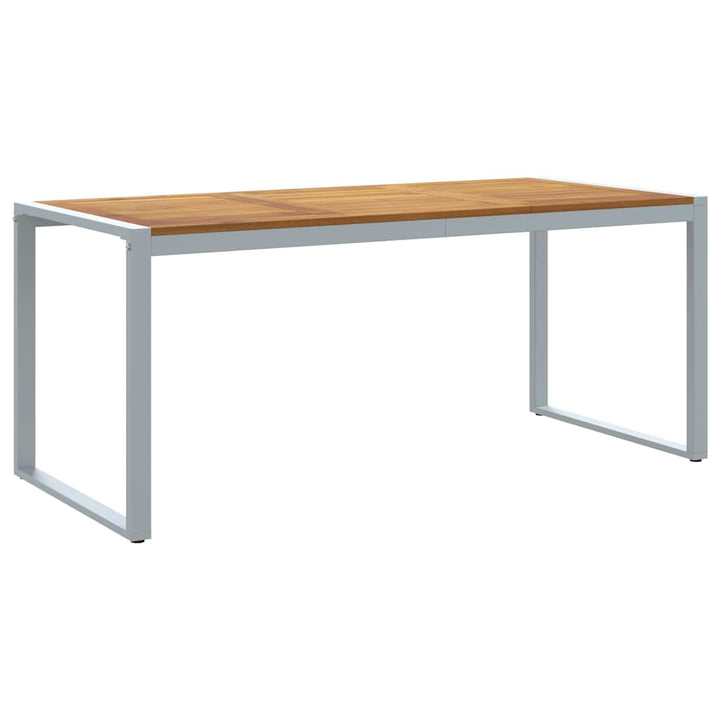 Trädgårdsmöbelset 5 Pcs Grå Massivt Akaciaträ