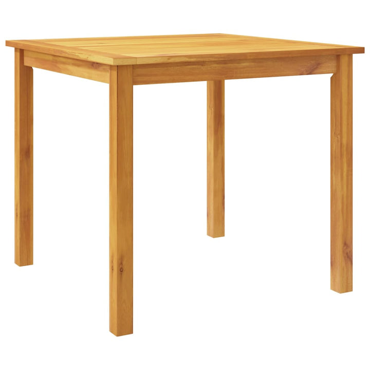 Matgrupp För Trädgården 5 Delar 85X85X74 Cm Massivt Akaciaträ