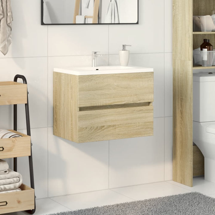 Badrumsskåp Hantverksmässig Ek 41X38,5X45 Cm Konstruerat Trä