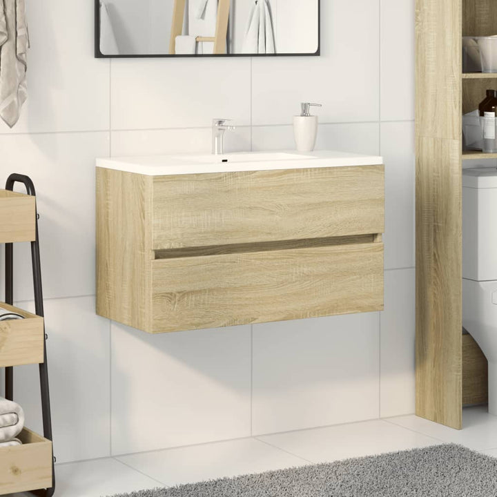 Badrumsskåp Hantverksmässig Ek 41X38,5X45 Cm Konstruerat Trä