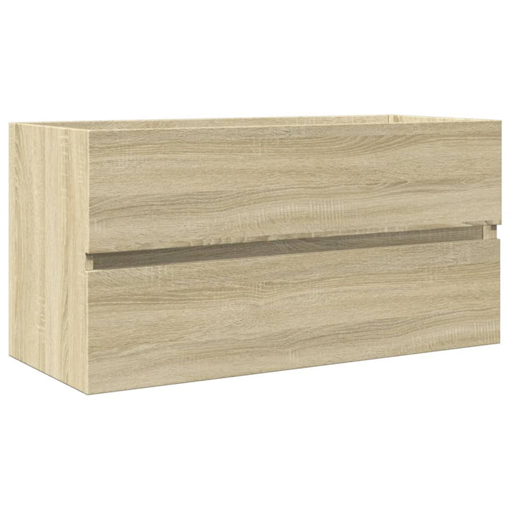 Tvättställsskåp Sonoma-Ek 90X38,5X45 Cm Spånskiva