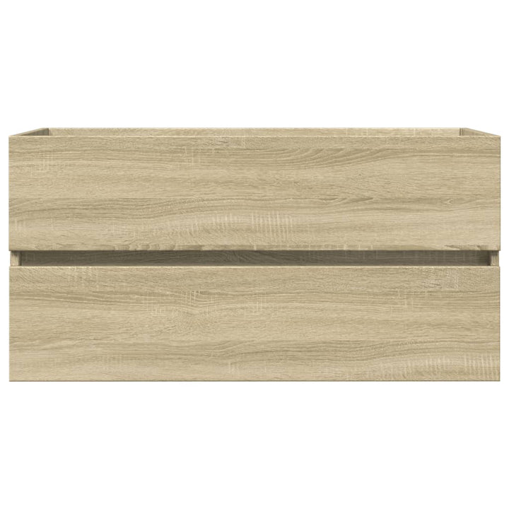 Tvättställsskåp Sonoma-Ek 90X38,5X45 Cm Spånskiva