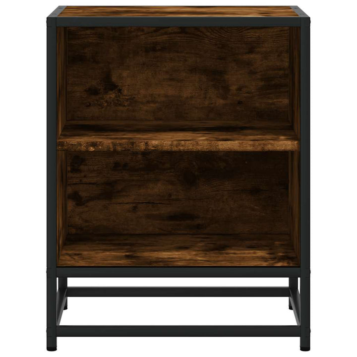 Sängbord 40X31X50 Cm Konstruerat Trä Och Metall