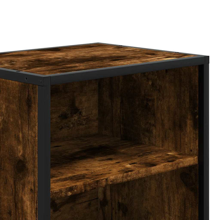 Sängbord 40X31X50 Cm Konstruerat Trä Och Metall