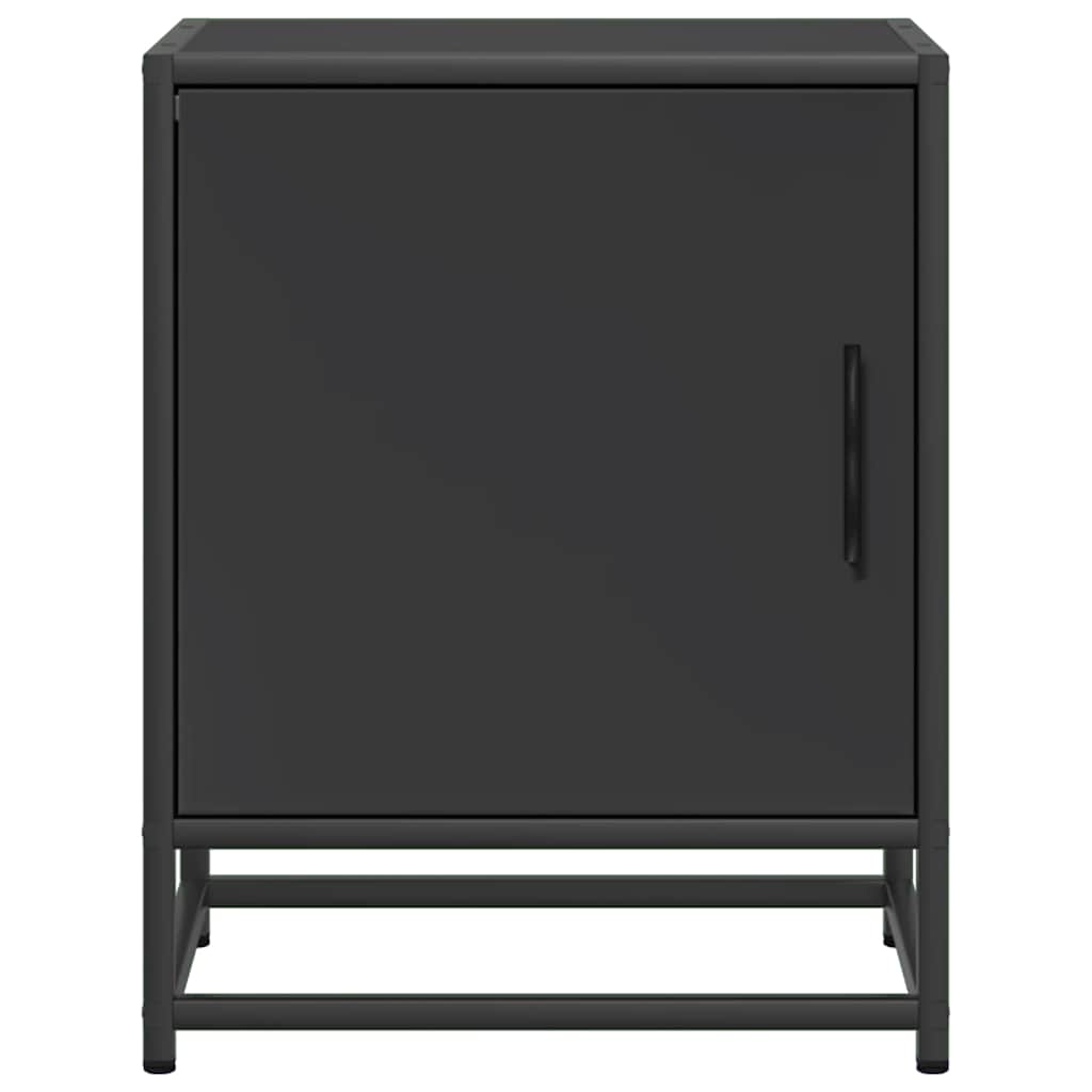 Sängbord 40X31X50 Cm Konstruerat Trä Och Metall
