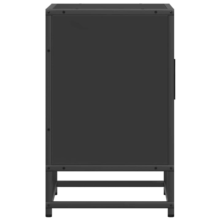 Sängbord 40X31X50 Cm Konstruerat Trä Och Metall