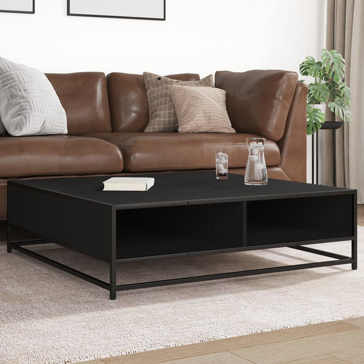 Soffbord Rökfärgad Ek 60,5X60,5X30Cm Konstruerat Trä Och Metall