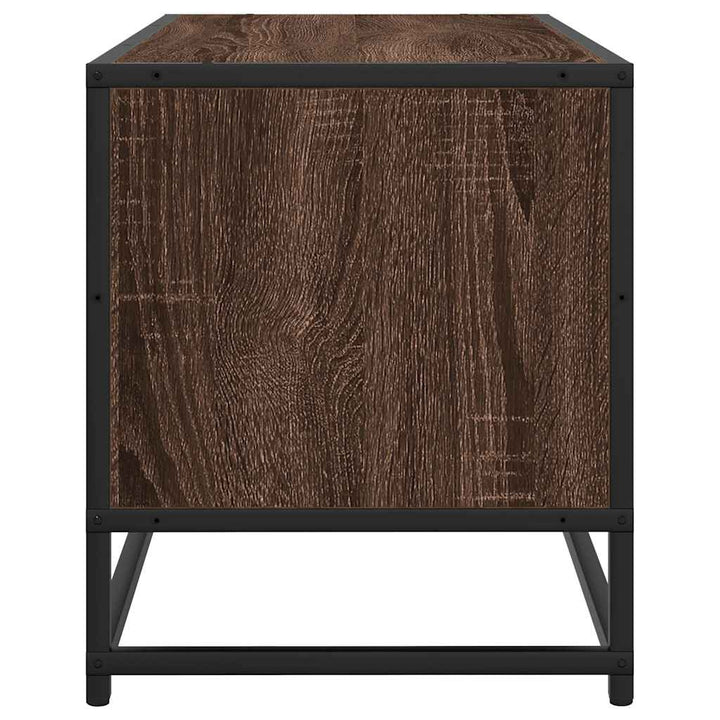 Tv-Bänk 100X34,5X40 Cm Konstruerat Trä Och Metall