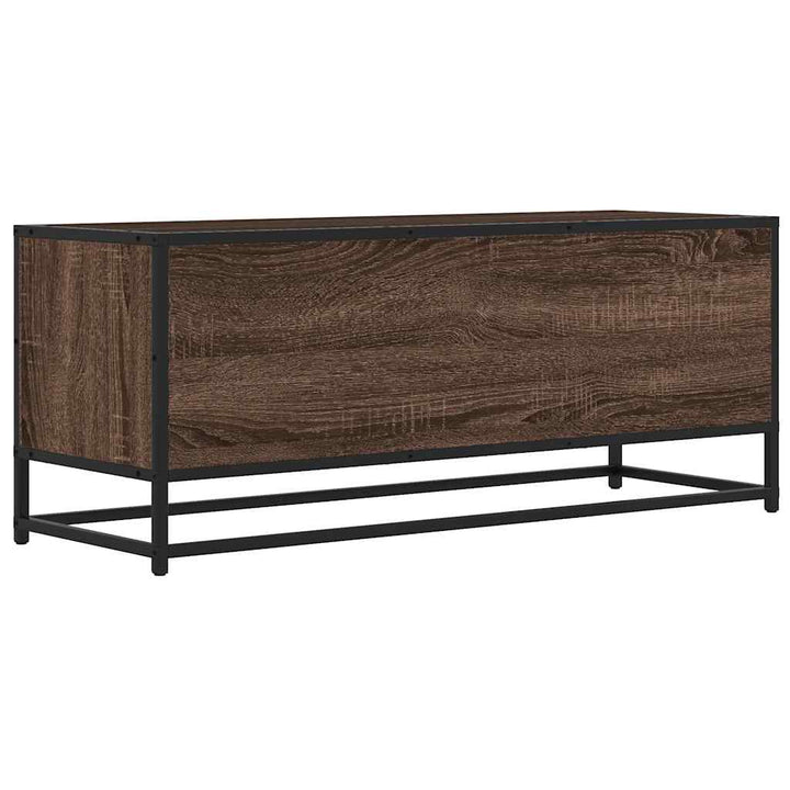 Tv-Bänk 100X34,5X40 Cm Konstruerat Trä Och Metall