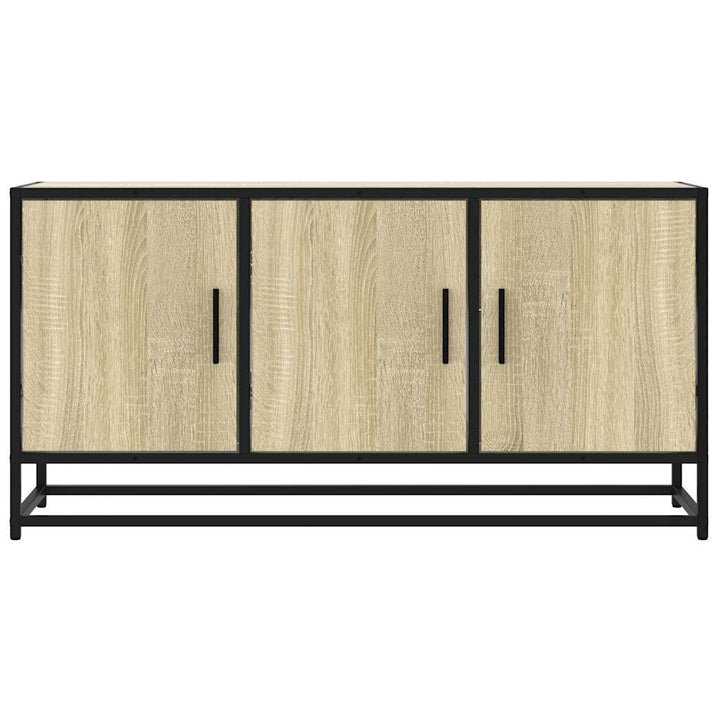 Tv-Bänk Sonoma-Ek 100X35X50 Cm Konstruerat Trä Och Metall