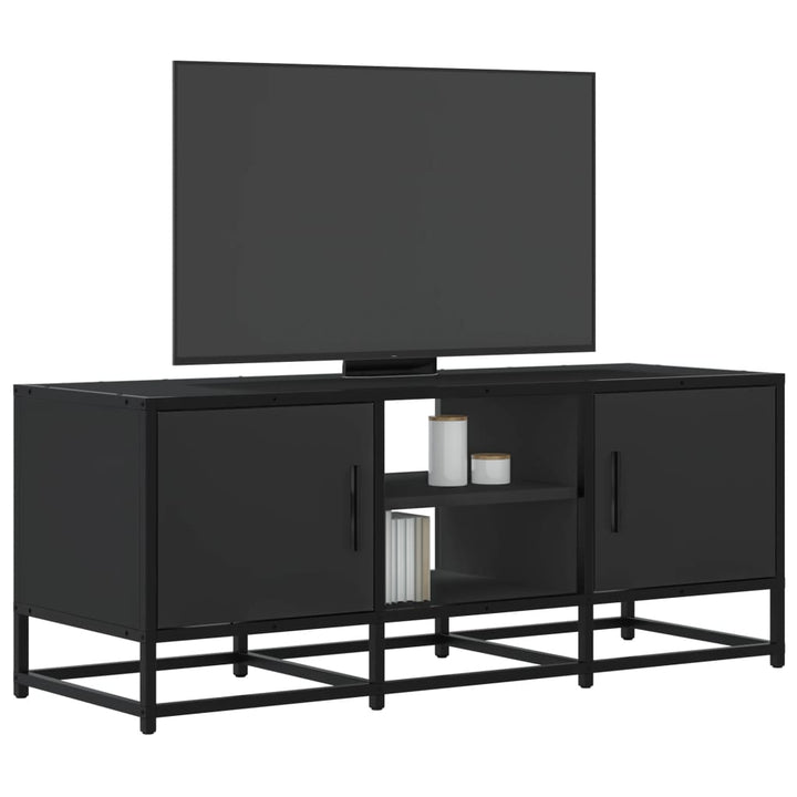 Tv-Bänk 120X35X41 Cm Konstruerat Trä Och Metall