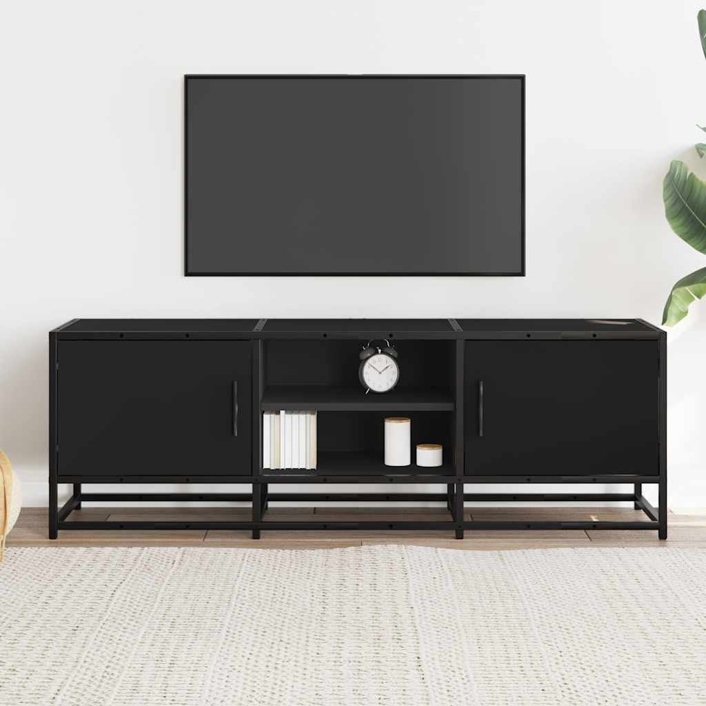 Tv-Bänk 120X35X41 Cm Konstruerat Trä Och Metall