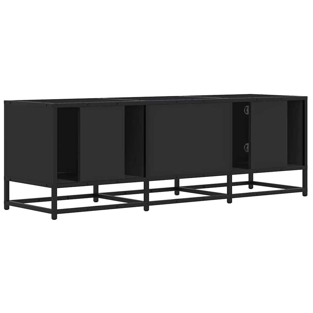 Tv-Bänk 120X35X41 Cm Konstruerat Trä Och Metall