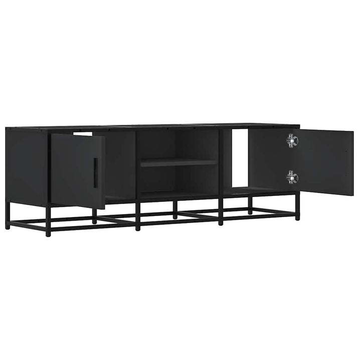 Tv-Bänk 120X35X41 Cm Konstruerat Trä Och Metall