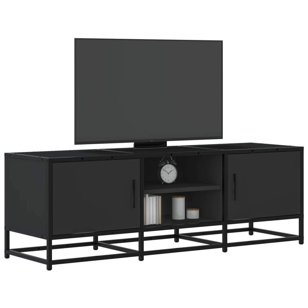 Tv-Bänk 120X35X41 Cm Konstruerat Trä Och Metall