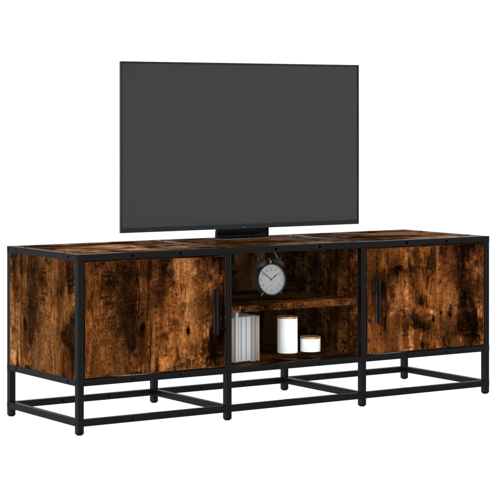 Tv-Bänk 120X35X41 Cm Konstruerat Trä Och Metall