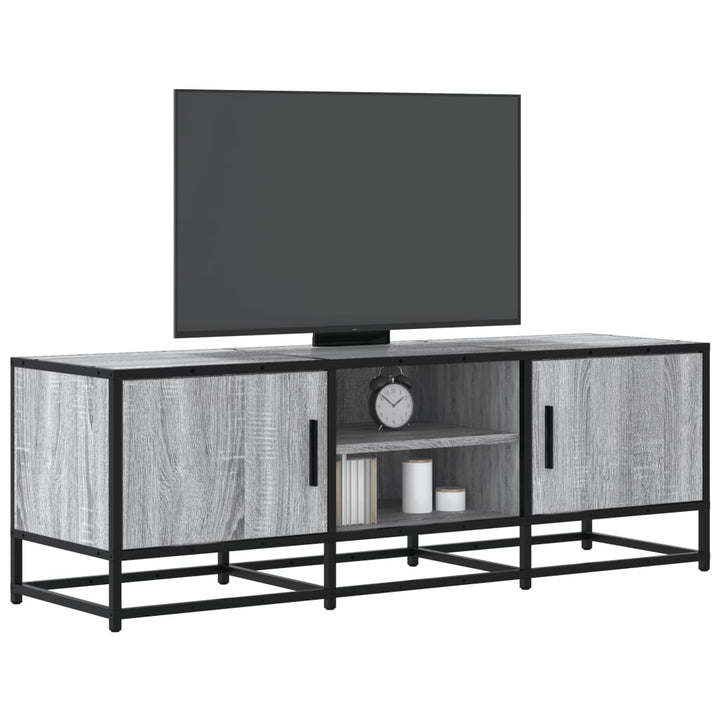 Tv-Bänk 120X35X41 Cm Konstruerat Trä Och Metall