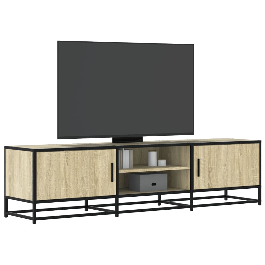 Tv-Bänk 120X35X41 Cm Konstruerat Trä Och Metall