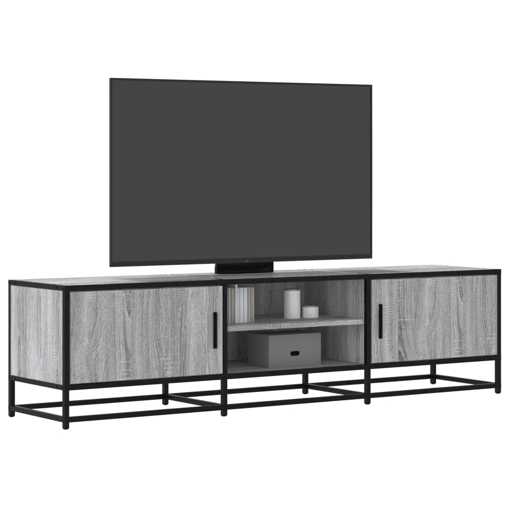 Tv-Bänk 120X35X41 Cm Konstruerat Trä Och Metall