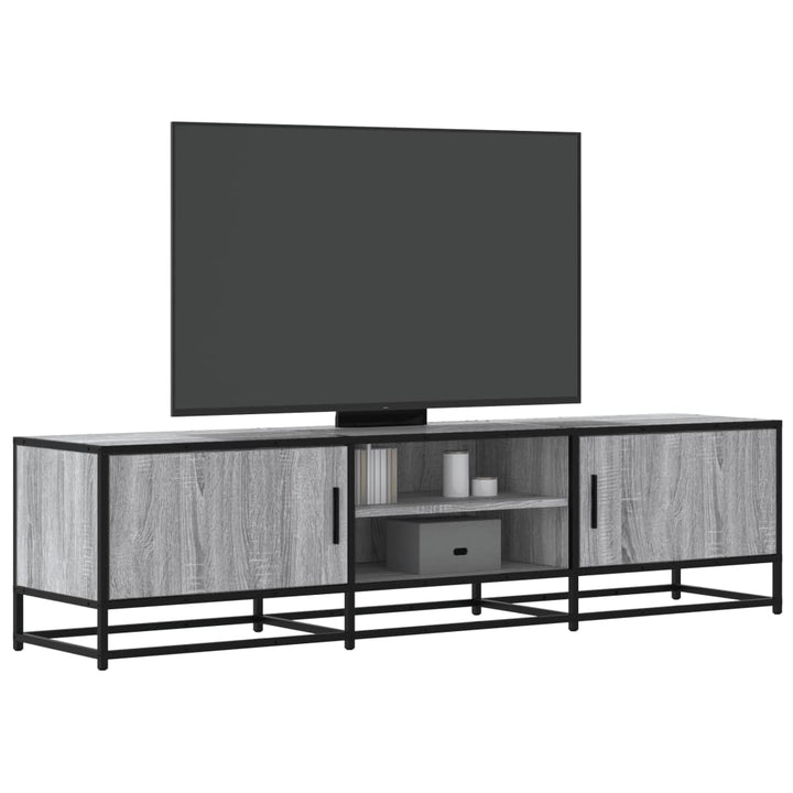 Tv-Bänk 120X35X41 Cm Konstruerat Trä Och Metall