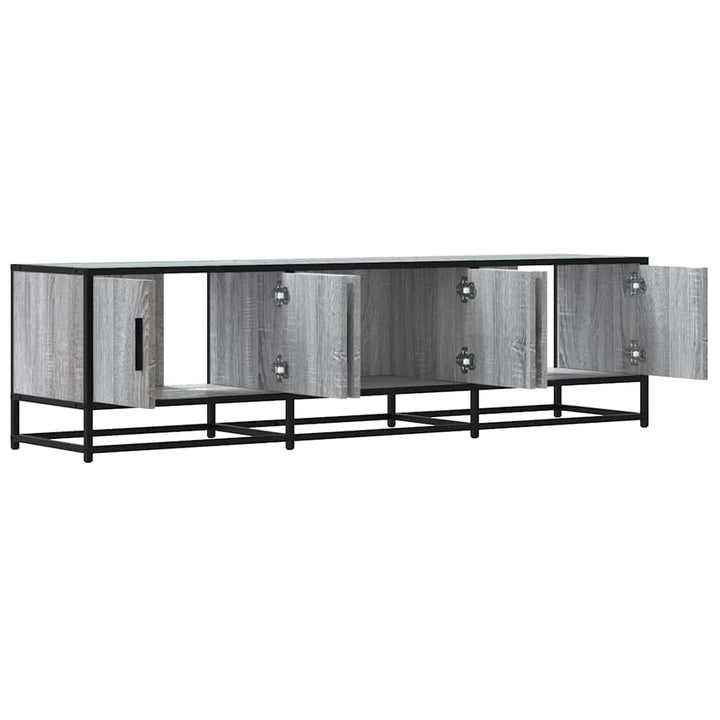 Tv-Bänk 150X35X41 Cm Konstruerat Trä Och Metall