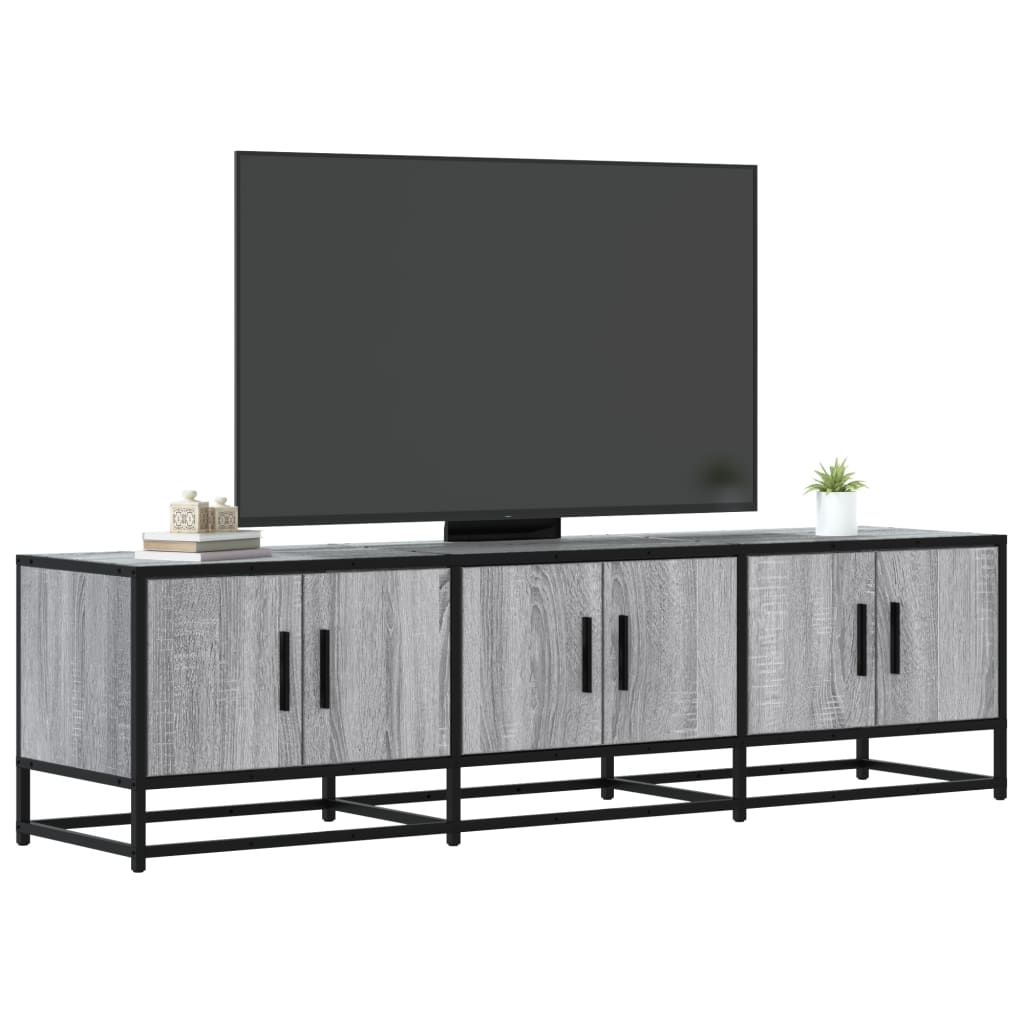 Tv-Bänk 150X35X41 Cm Konstruerat Trä Och Metall