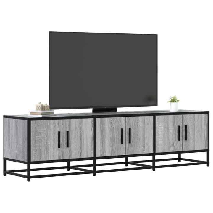 Tv-Bänk 150X35X41 Cm Konstruerat Trä Och Metall