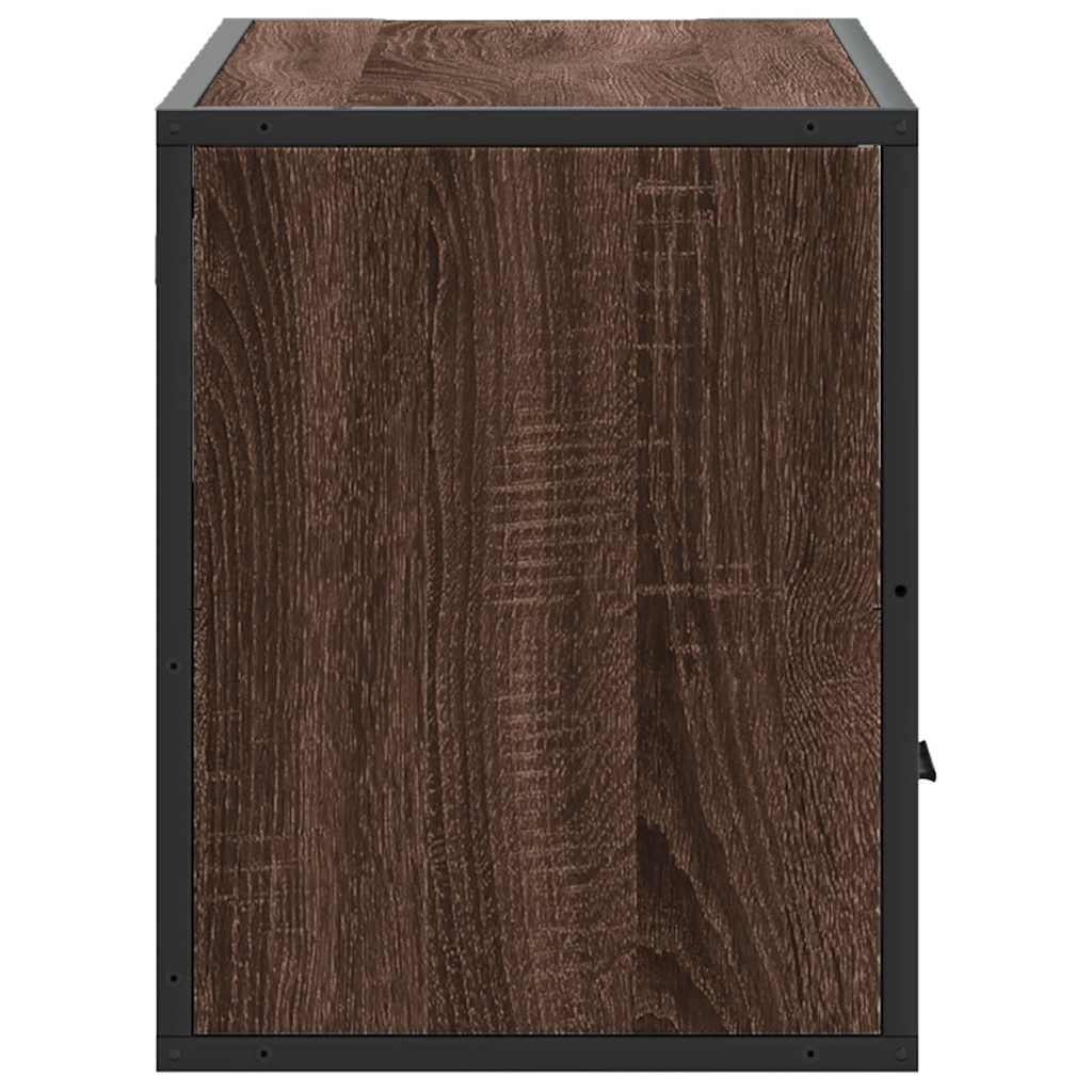 Tv-Bänk 80X31X39,5 Cm Konstruerat Trä Och Metall