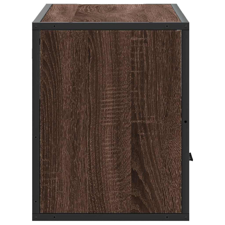 Tv-Bänk 80X31X39,5 Cm Konstruerat Trä Och Metall