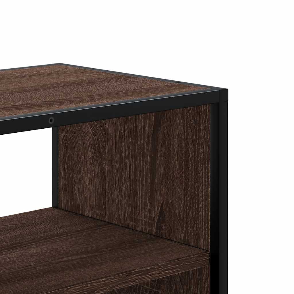 Tv-Bänk 80X31X39,5 Cm Konstruerat Trä Och Metall