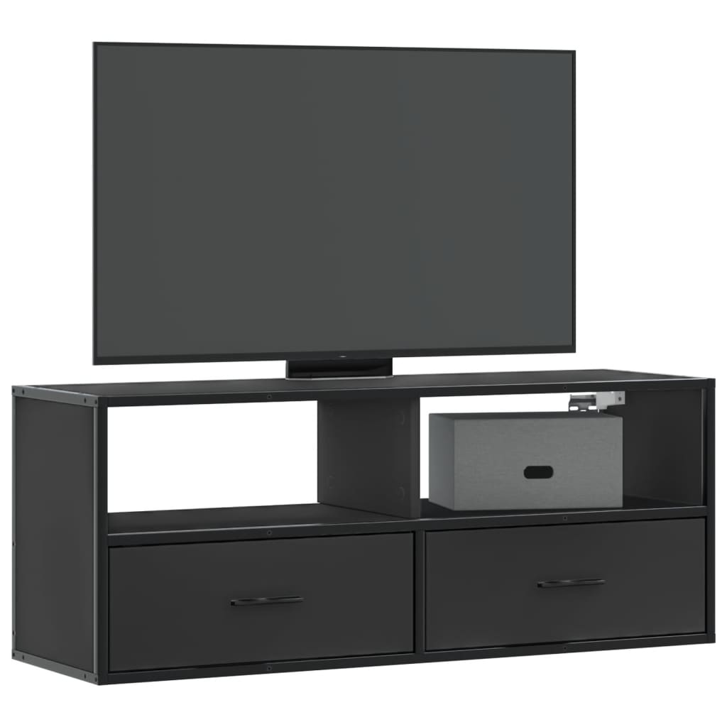 Tv-Bänk 80X31X39,5 Cm Konstruerat Trä Och Metall