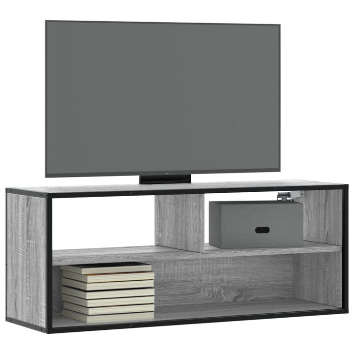 Tv-Bänk 80X31X39,5 Cm Konstruerat Trä Och Metall