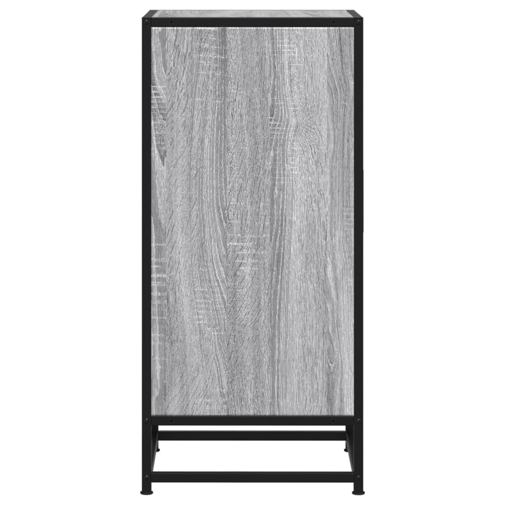 Skänk 35,5X35X76 Cm Konstruerat Trä Och Metall