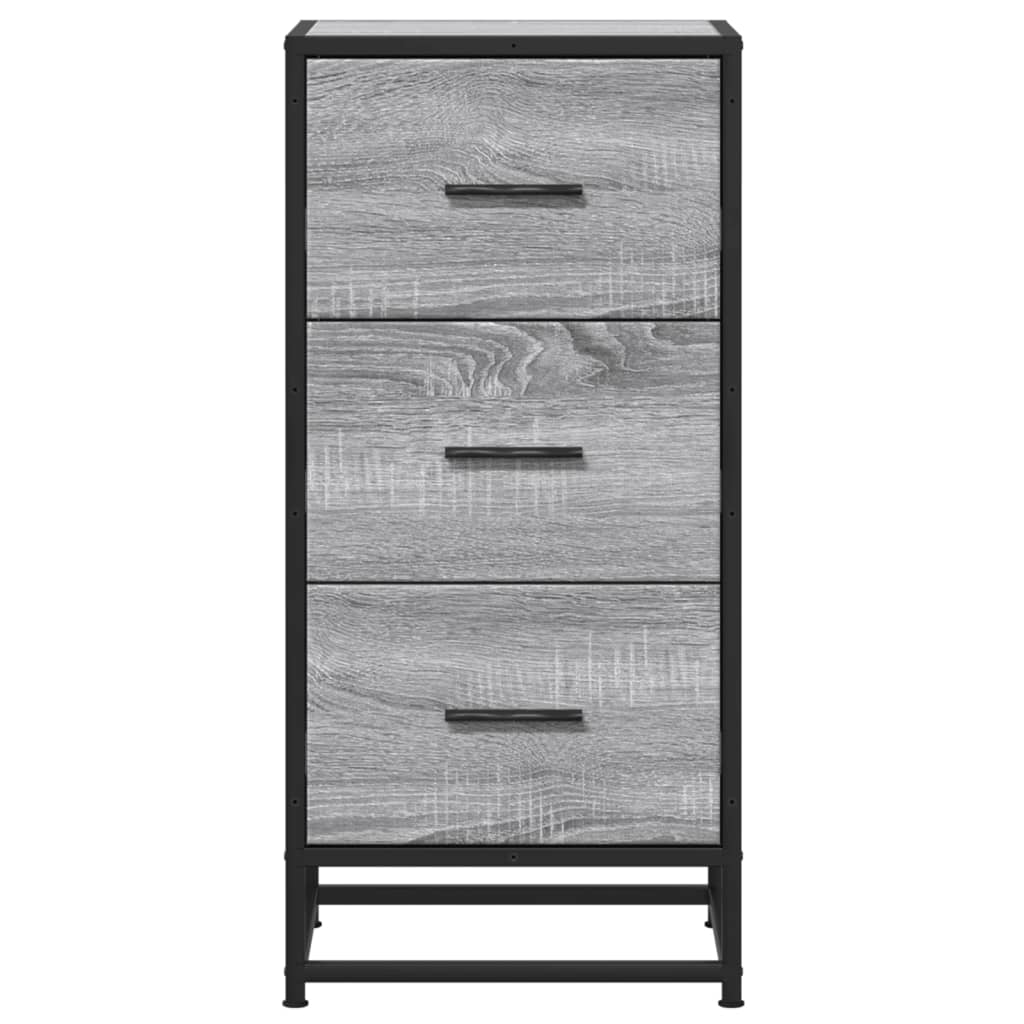 Skänk 35,5X35X76 Cm Konstruerat Trä Och Metall