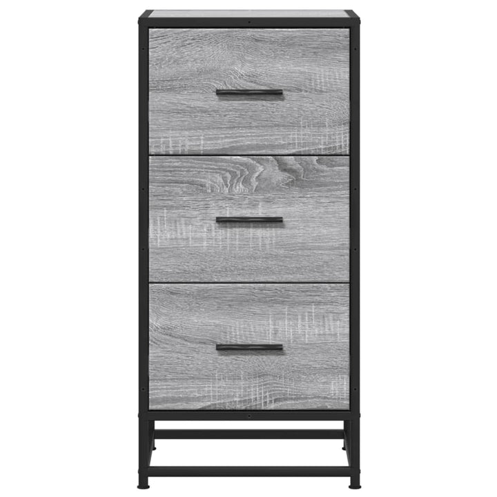 Skänk 35,5X35X76 Cm Konstruerat Trä Och Metall