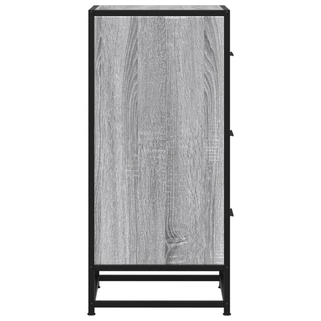 Skänk 35,5X35X76 Cm Konstruerat Trä Och Metall