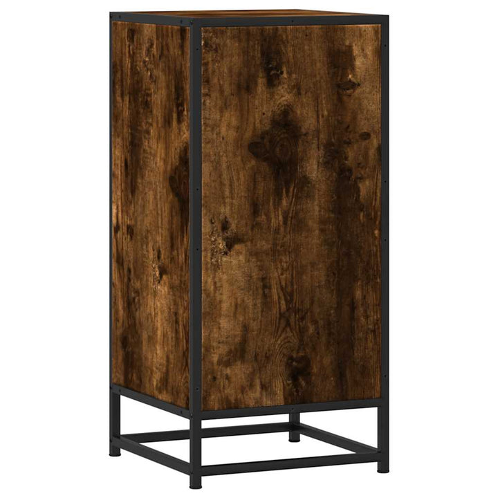 Skänk 35,5X35X76 Cm Konstruerat Trä Och Metall