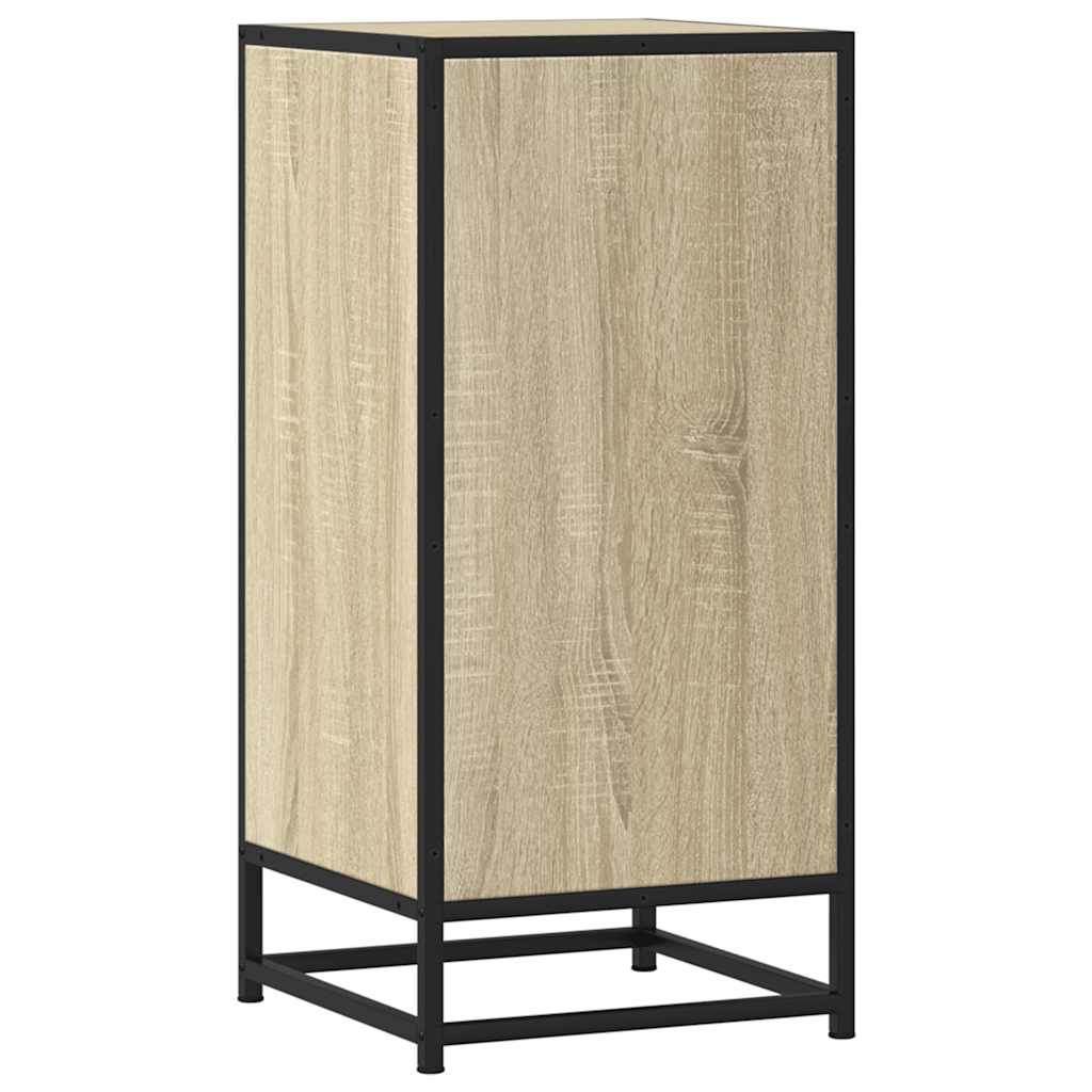 Skåp Sonoma-Ek 35,5X35X76 Cm Konstruerat Trä Och Metall