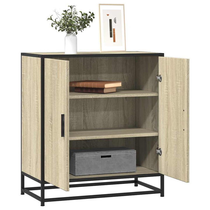 Skänk 68X35X76 Cm Konstruerat Trä Och Metall