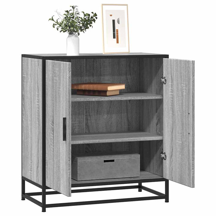 Skänk 68X35X76 Cm Konstruerat Trä Och Metall