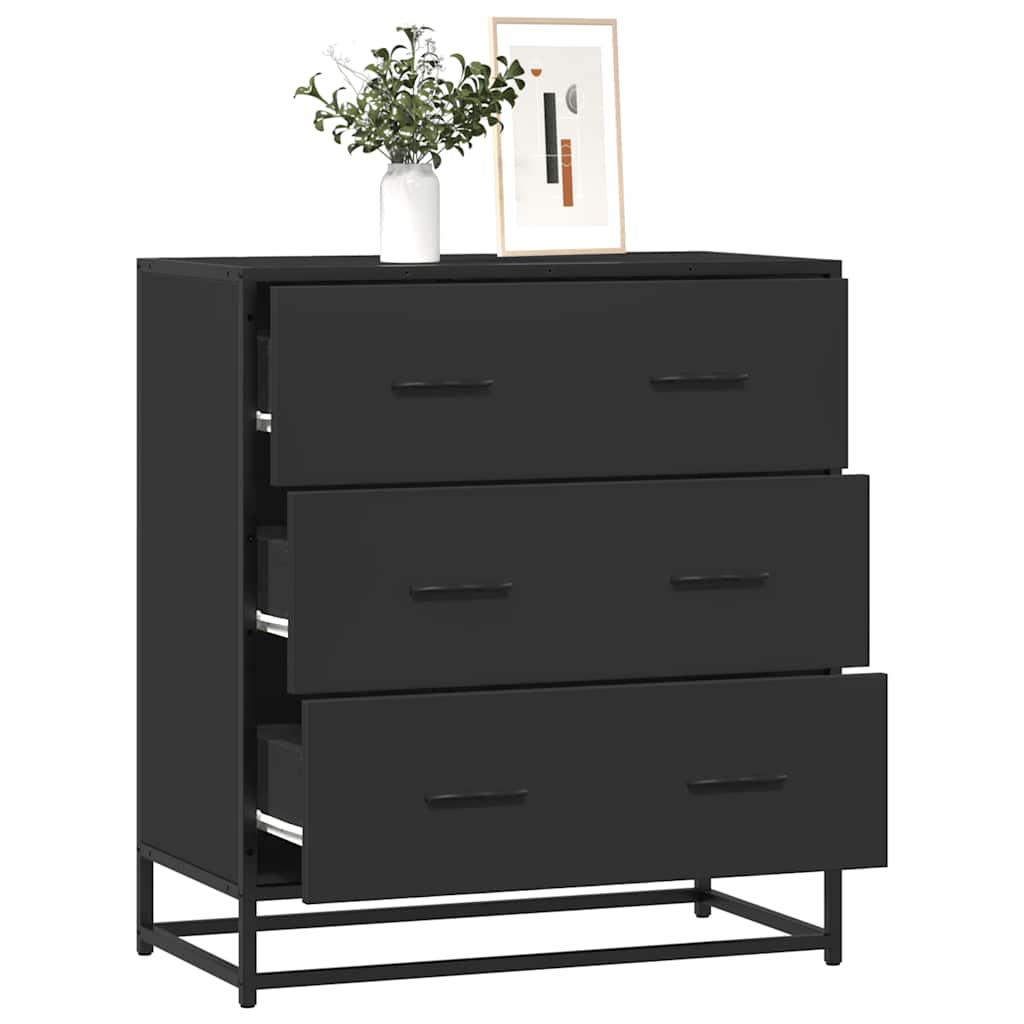 Skänk 68X35X76 Cm Konstruerat Trä Och Metall