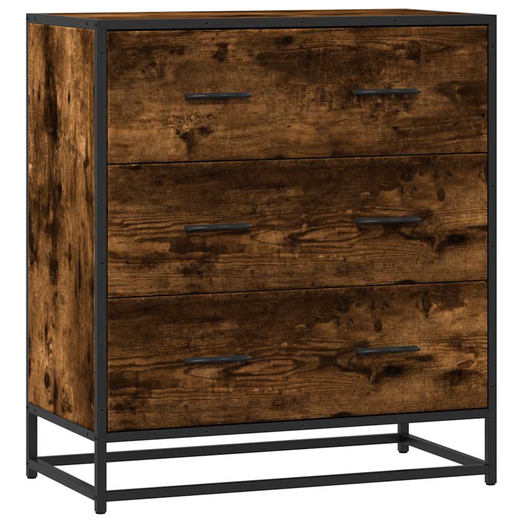 Skänk 68X35X76 Cm Konstruerat Trä Och Metall