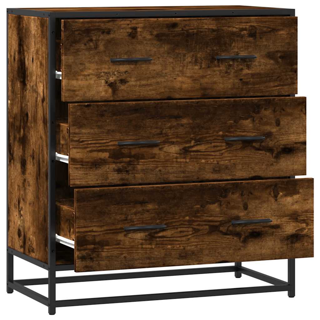 Skänk 68X35X76 Cm Konstruerat Trä Och Metall